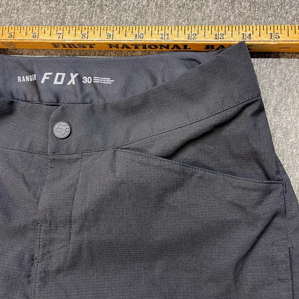 Fox Racing Ranger‎ Mens Black Mountain Bike MTB Shorts Size 30 Ripstop